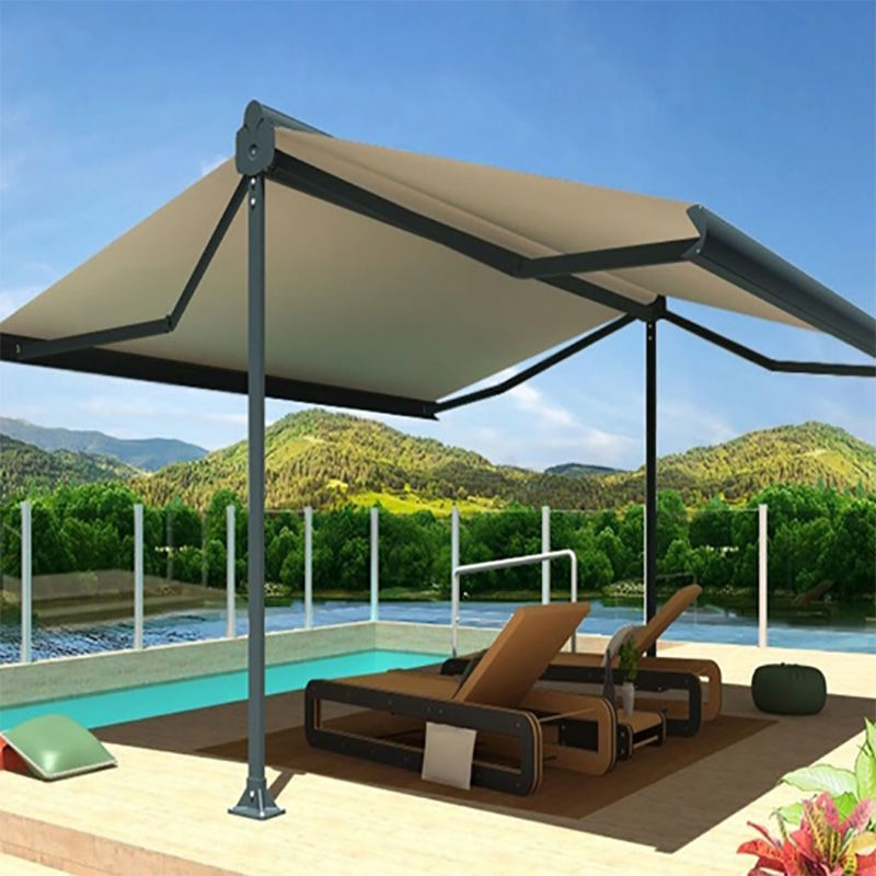 Tarpaulin PVC untuk Awning Kaset Penuh Lengan Lipat Luar