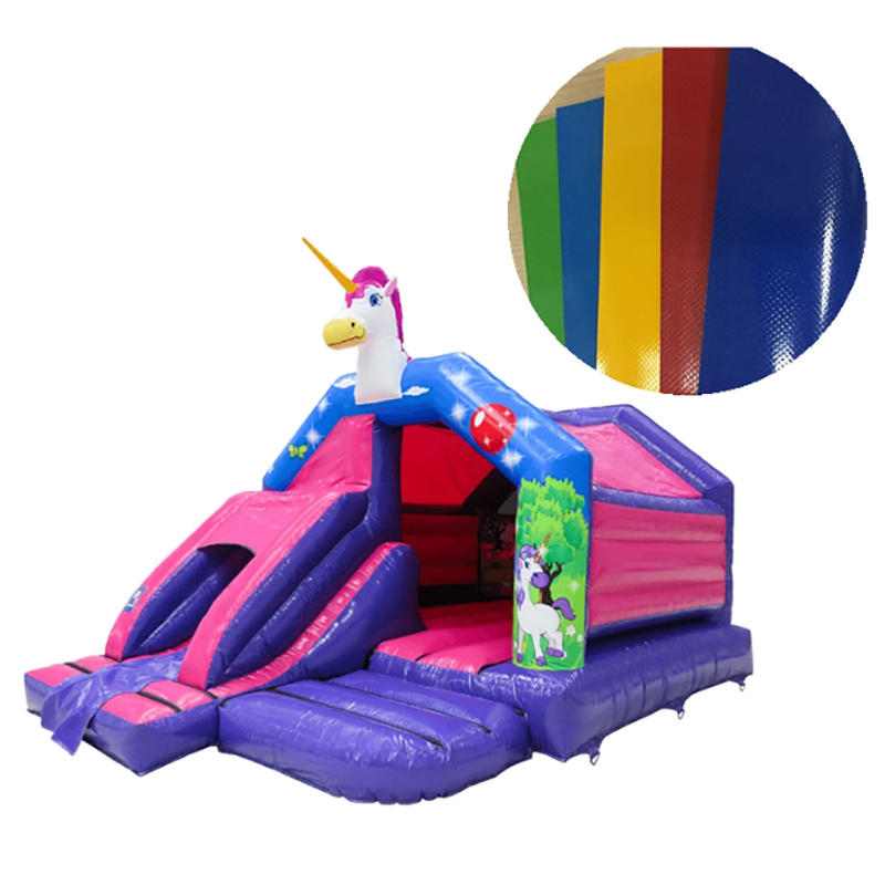 Fabrik Poliester Bersalut PVC untuk Rumah Bouncy Kembung